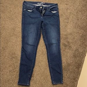 High rise skinny jeans
